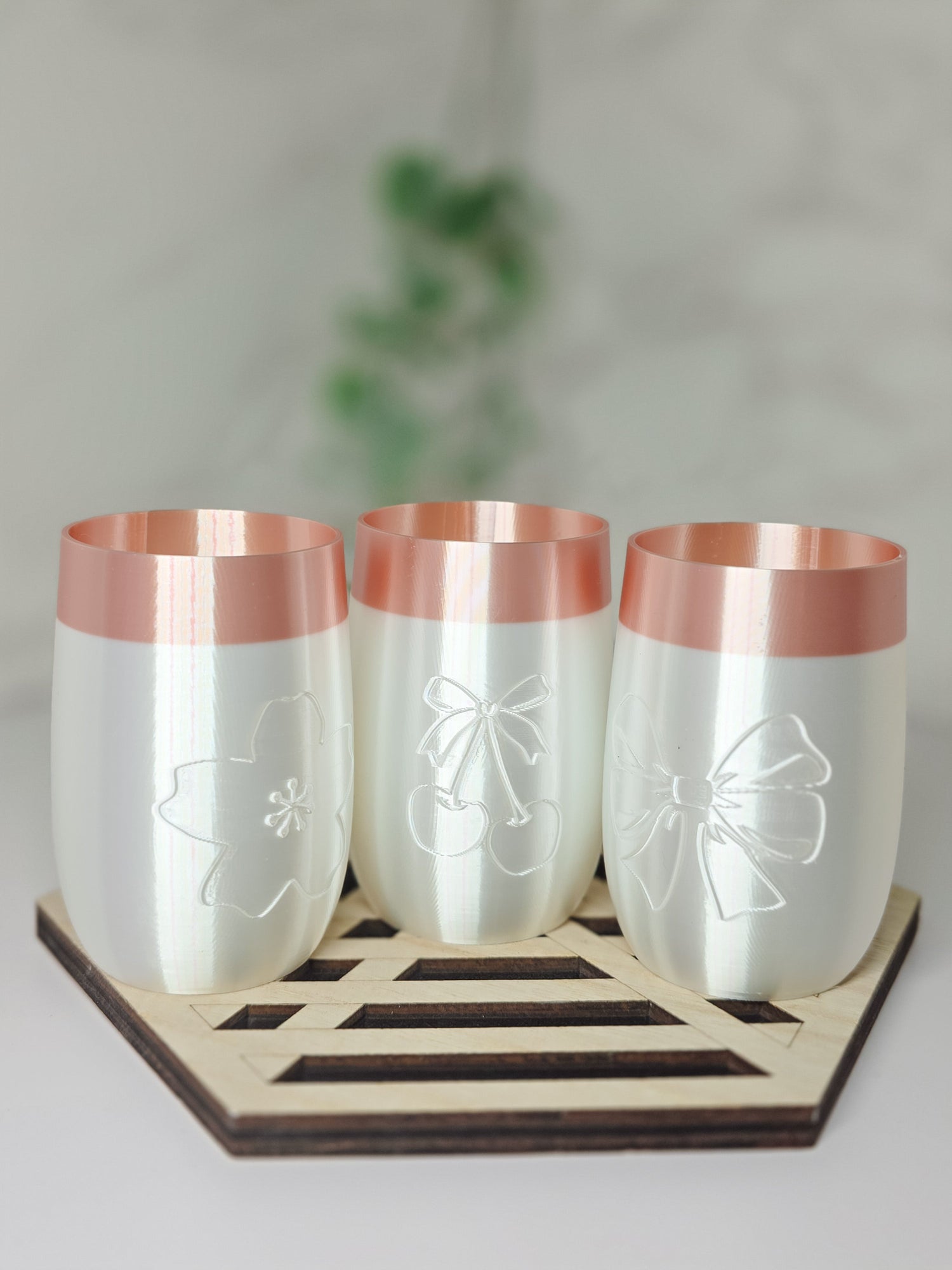 Elegance Self-Watering Miscellaneous Stenciled Cups