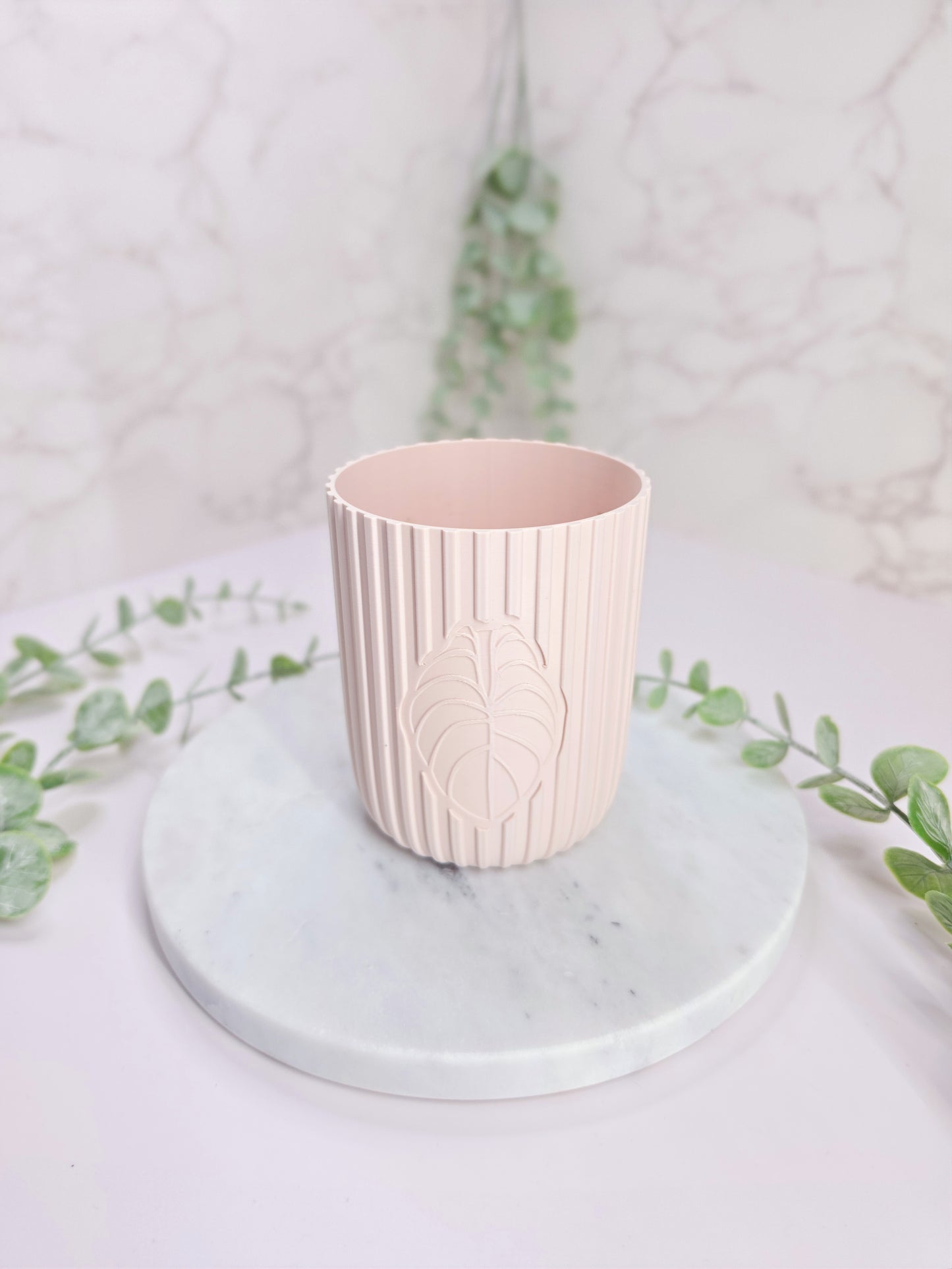 2.5" "Modern" Anthurium Stenciled Self-Watering Cup