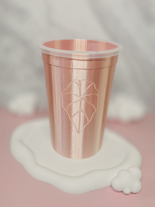 5" Anthurium Stenciled Self-Watering Cup