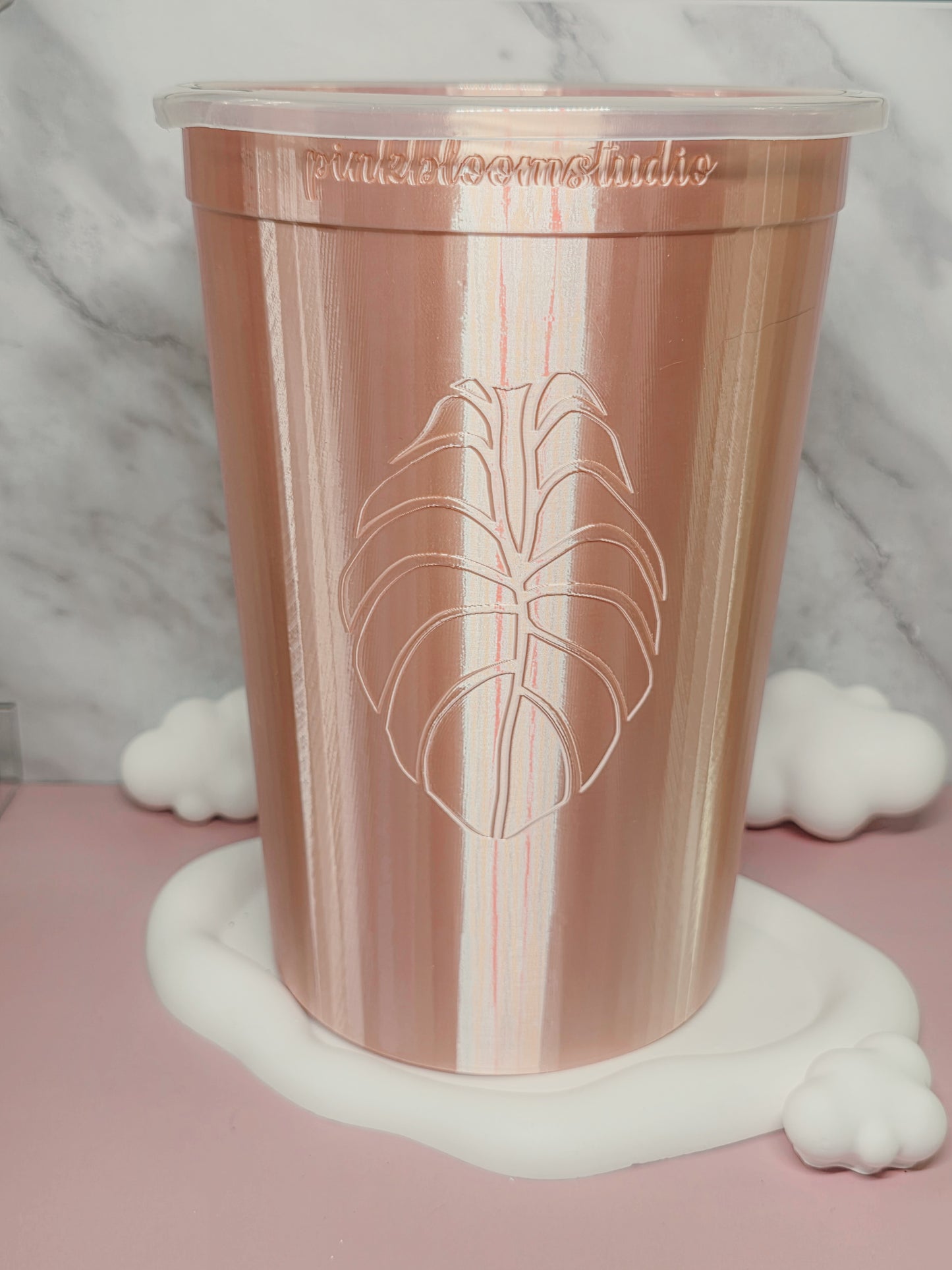7" Anthurium Stenciled Self-Watering Cup