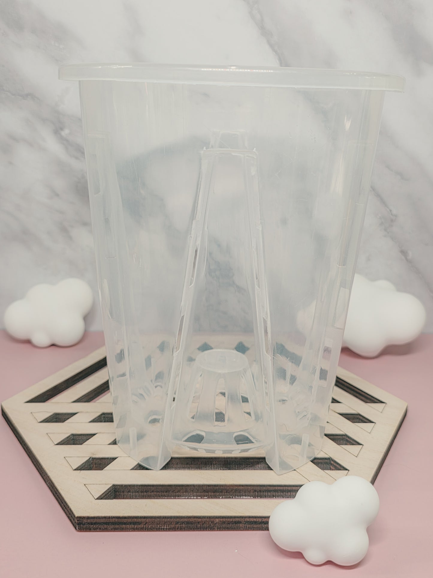 6" Anthurium Stenciled Self-Watering Cup