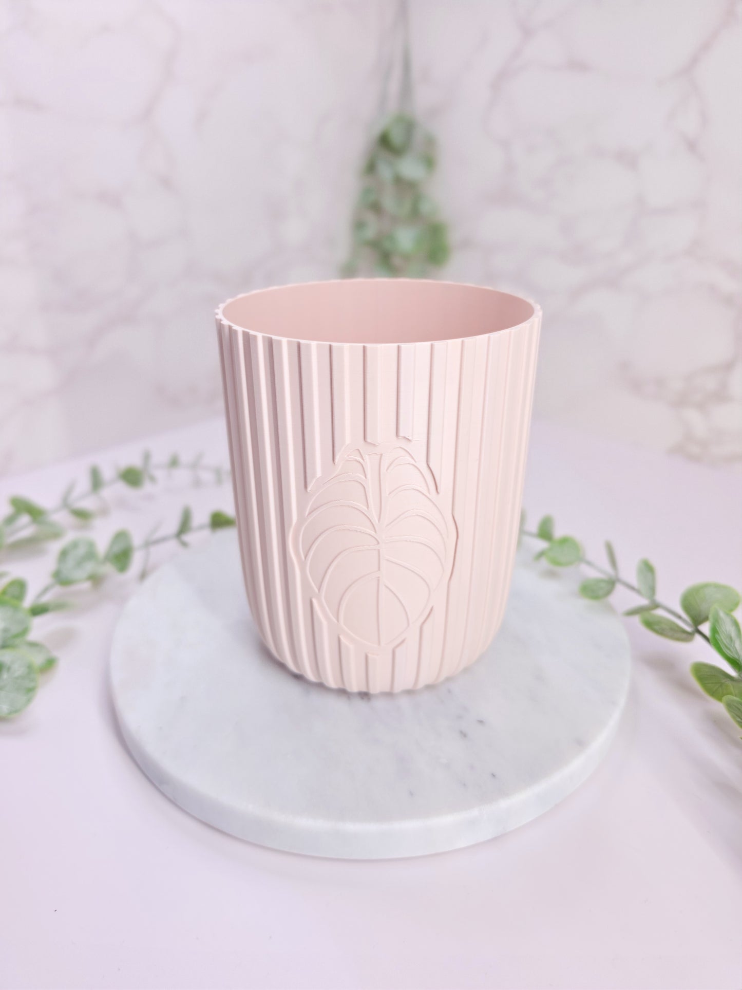 3.3" "Modern" Anthurium Stenciled Self-Watering Cup