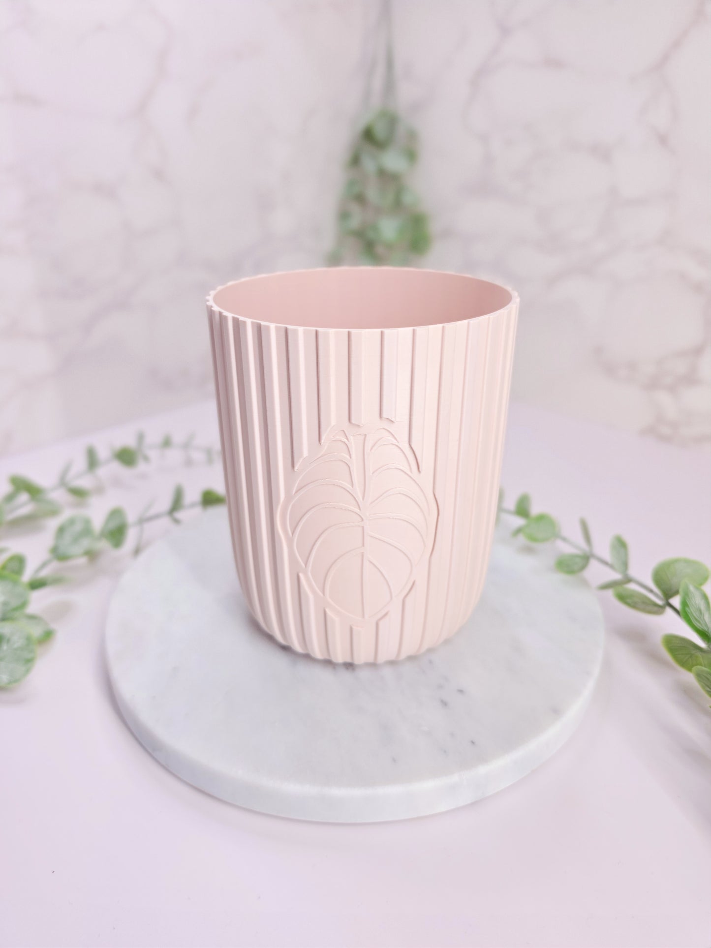 4" "Modern" Anthurium Stenciled Self-Watering Cup