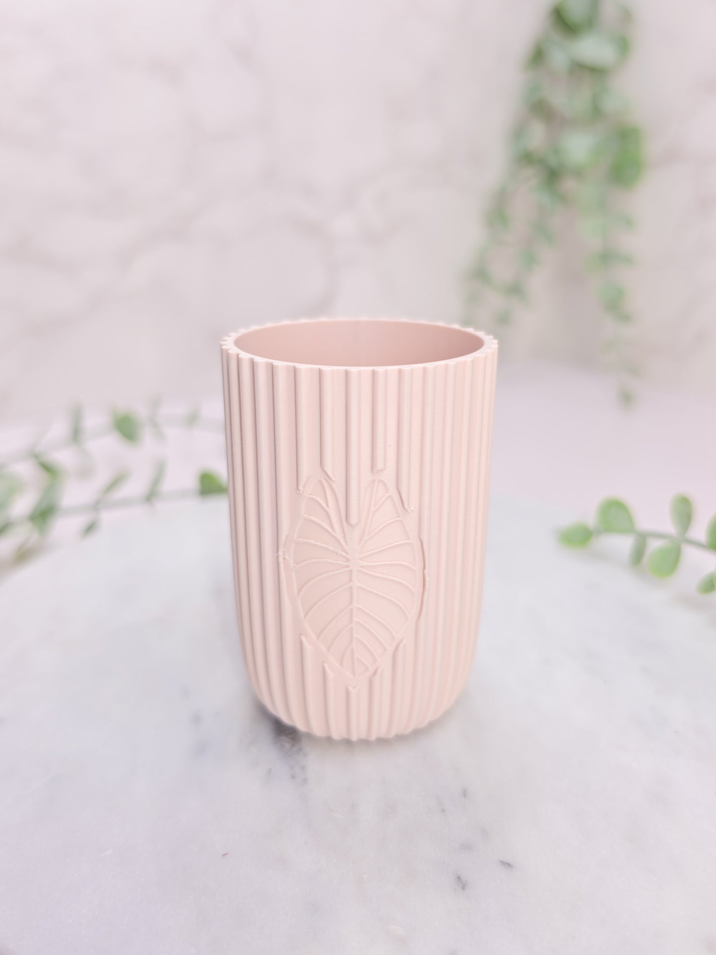 2oz "Modern" Anthurium Stenciled Self-Watering Cup